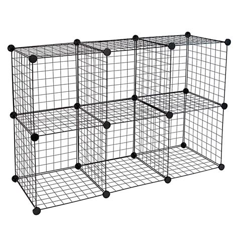 metal grid storage cubes